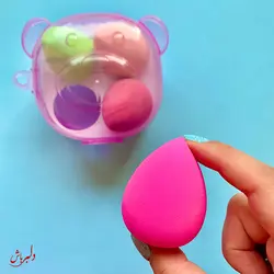 پد بلندر شانه تخم مرغی شیشه ای