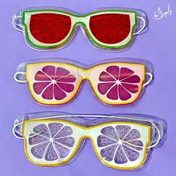 کمپرس چشم میوه ای