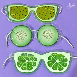 کمپرس چشم میوه ای