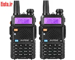 بیسیم واکی تاکی اصلی باوفنگ مدل UV5R –(بسته دو عددی)