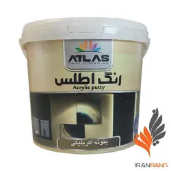 خرید عمده بتونه اکریلیک اطلس دبه(12کیلو) - فروشگاه اینترنتی ایران رنگ