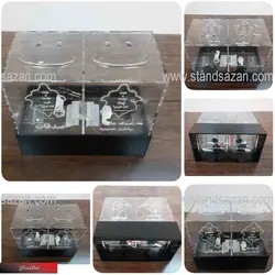 فروش صندوق صدقات دو قلو شفاف