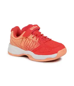 کفش تنیس بچه‌گانه ویلسون Kaos K Junior Cayenne/Papaya Punch/India Ink
