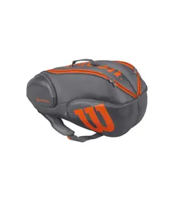 ساک تنیس ویلسون Burn Grey/Orange 9 Pack