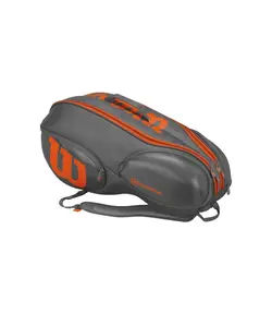 ساک تنیس ویلسون Burn Grey/Orange 9 Pack