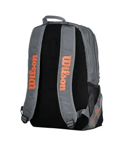 کوله تنیس ویلسون Tour V Backpack Medium Grey/Orange