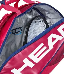 ساک تنیس هد Tour Team 9R Supercombi Raspberry/Navy 2019