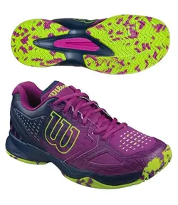 کفش تنیس زنانه ویلسون Kaos Comp Azalea Pink/Navy/Granny Green