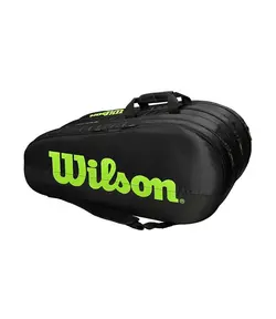 ساک تنیس ویلسون Team 3 Comp Black/Green