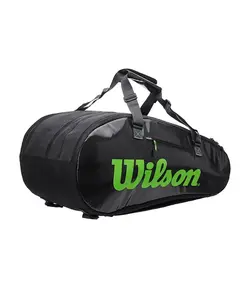 ساک تنیس ویلسون Super Tour 3 Comp Bag Black/Green