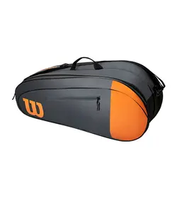 ساک تنیس ویلسون Team 6 Pack Gray/Orange