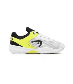 کفش تنیس بچه‌گانه هد Junior Sprint 3.0 White/Neon Yellow