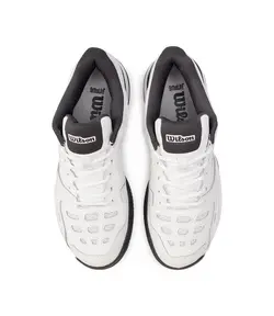 کفش تنیس مردانه/زنانه ویلسون Rush Comp LTR Clay White/White/Ebony