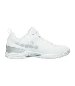کفش تنیس مردانه/زنانه دیادورا Speed Blushield Torneo 2 White/Grey
