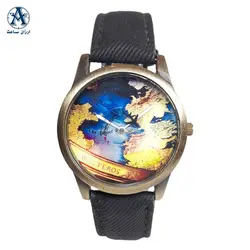 ساعت مچی مردانه flight مشکی کد 14024