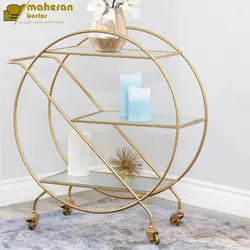 ترولی خانگی فلزی استیل مدل تیریژه