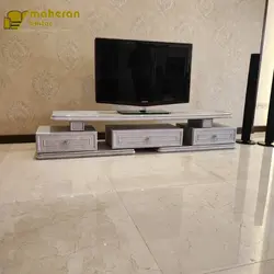 میز تلویزیون چوبی ام دی افی طرح صدف