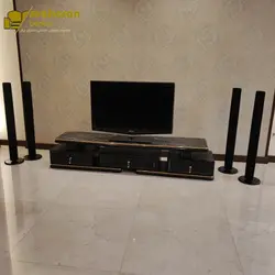 میز تلویزیون چوبی ام دی افی طرح صدف