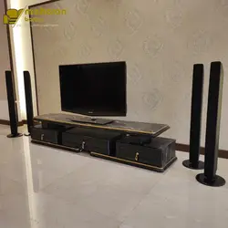 میز تلویزیون چوبی ام دی افی طرح صدف