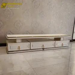 میز تلویزیون چوبی ام دی افی طرح صدف