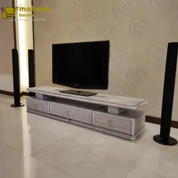 میز تلویزیون چوبی ام دی افی طرح صدف