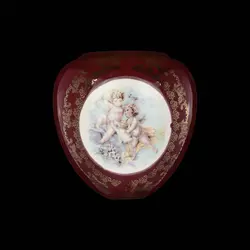 ستون لامپا زرشکی