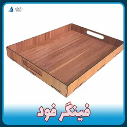 سینی فینگر فود چوبی 💎 تولیدی بانیکو