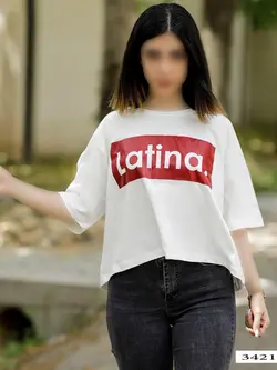 قیمت و خرید لباس تیشرت قواره دار Latina • فروشگاه آنلاین لباس زنانه - مانترا بوتیک