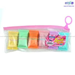 ماژیک هایلایتر پاستلی 6 عددی طرح شکلات DUOLE | آرتی کالا