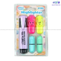 ست ماژیک هایلایتر 5 عددی office trend مدل H1002 | آرتی کالا