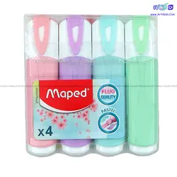 هایلایتر پاستلی بسته 4 عددی Maped | آرتی کالا