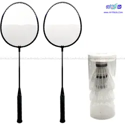 راکت بدمینتون گلد کاپ به همراه توپ GOLD CUP | آرتی کالا