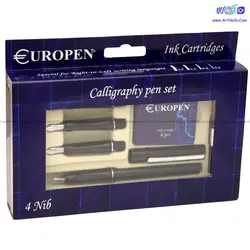 ست خوشنویسی 4 سر یوروپن Calligraphy pen set | آرتی کالا