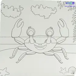 پازل طرح خرچنگ 4 قطعه | آرتی کالا