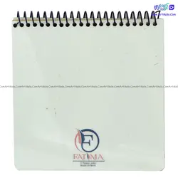 دفترچه یادداشت سیمی برگه نخودی طرح فانتزی FATIMA | آرتی کالا