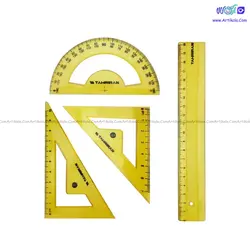 ست خط کش گونیا نقاله آریا مدل 8038 | آرتی کالا