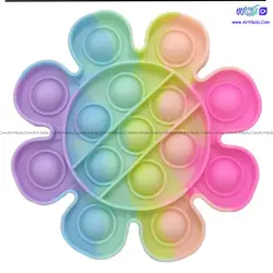 فیجت ضد استرس پاستیلی مدل پاپیت طرح گل | آرتی کالا