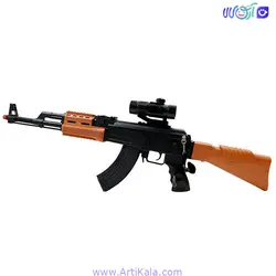 تفنگ اسباب بازی کلاشینکوف مدل AK-7744B | آرتی کالا