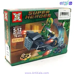 لگو 78 قطعه جت سوپر من مدل 4021 - لگو سوپرمن قهرمانان| آرتی کالا