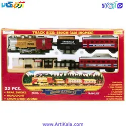 قطار بازی بزرگ 22 قطعه ای مدل UNION EXPRESS | آرتی کالا