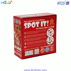 خرید و قیمت بازی فکری اسپوت ایت ( spot it ) | کارتی | اسپاتیت | اسپوت ایت | آرتی کالا