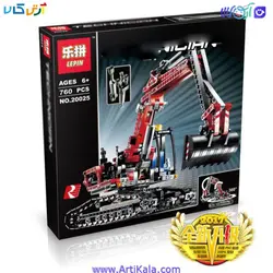 لگو تکنیکال بیل مکانیکی مدل Lepin 20025 Technic Excavator | آرتی کالا