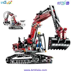 لگو تکنیکال بیل مکانیکی مدل Lepin 20025 Technic Excavator | آرتی کالا