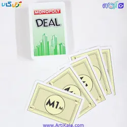 قیمت + خرید بازی مونوپولی کارتی | آموزش بازی فکری مونوپولی | آرتی کالا