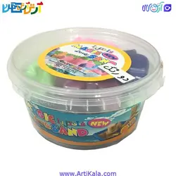 شن جادویی نیم کیلویی دو رنگ عروسکی فانتزیا