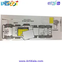 تریلی کنترلی Truck sturdy Style R/C
