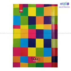 دفتر 100 برگ مشق بوفی برگه نخودی | آرتی کالا