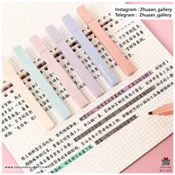 ست 6 رنگ ماژیک هایلایتر QECAC مینیمال