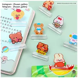 کلیپس کاغذ Active Animals شفاف حیوانات و فضانورد