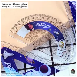 ست خط کش گونیا نقاله فضانورد